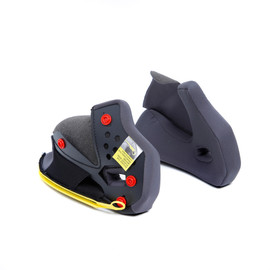 AGV CHEEK PADS TOURMODULAR (XXL / 20mm) - GREY/BLACK