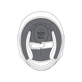 AGV CROWN PAD X3000 (XL) - PREMIUM BLACK