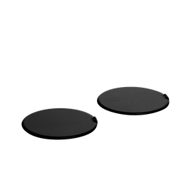AGV PAINTED SCREW COVERS ORBYT - BLACK GLOSSY