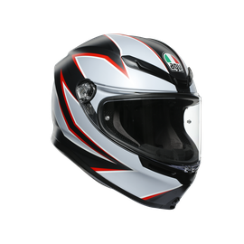 K6 E2205 MULTI - FLASH MATT BLACK/GREY/RED