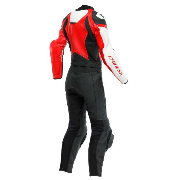 mirage-lady-leather-2pcs-suit-black-lava-red-white image number 1