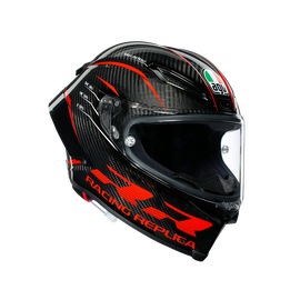 PISTA GP RR ECE DOT MULTI - PERFORMANCE CARBON/RED
